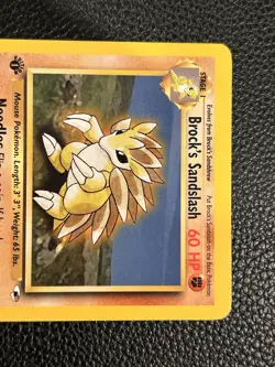 2000 Pokemon Gym Heroes - 1st Edition - Brock’s Sandslash 23/132 - Ungraded - Image 2