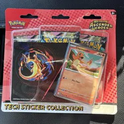 Pokemon TCG: Mega Evolution Ascended Heroes Tech Sticker Collection Charmander - Image 1