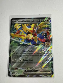 Pokemon TCG Hop's Zacian EX 111/159 Sv: Journey Together Prize Pack - Image 1