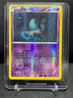 Elgyem 73/162 Reverse Holo Pokemon 2015 XY Breakthrough - LP - Image 1