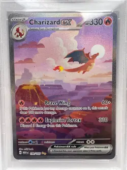 PSA 9 MINT Charizard ex Special Illustration Rare Pokemon TCG 151 199/165 - Image 2
