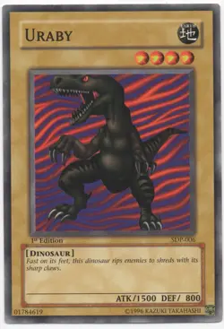 Uraby 1st Edition Common SDP-006 Yu-Gi-Oh Lightly Played - Image 1