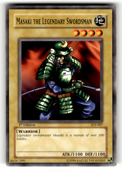 Masaki the Legendary Swordsman SDJ-007 1st Edition Common Starter Deck: Joey LP - Image 1