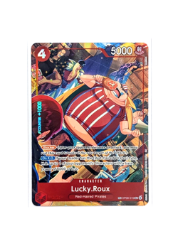 Lucky.Roux TR OP09-015 R Treasure Rare ONE PIECE OP11 A Fist of Divine Speed ENG - Image 1
