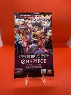 One Piece OP11 A Fist of Divine Speed Single Pack Card English Sealed Bandai - Image 2