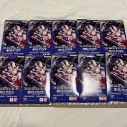 One Piece TCG The Azure Sea's Seven (10) Sleeved Booster Packs IN HAND FAST SHIP - Image 1