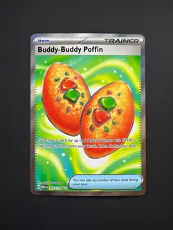 Buddy-Buddy Poffin 167/132 Pokemon Mega Evolution Ultra Rare Near Mint (NM) 2025 - Image 1