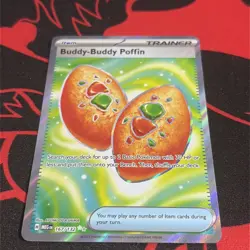 Pokemon TCG: Buddy Buddy Poffin - 167/132 - Mega Evolution - Full Art - NM - Image 2