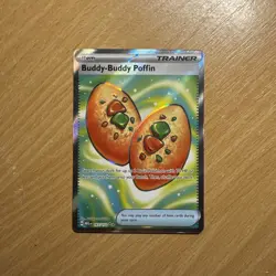 Buddy-Buddy Poffin 167/132 Pokemon Mega Evolution Ultra Rare Holo N/M - Image 1