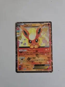 Pokemon TCG Flareon EX Radiant Collection Card RC6/RC32 XY Generations - Image 1