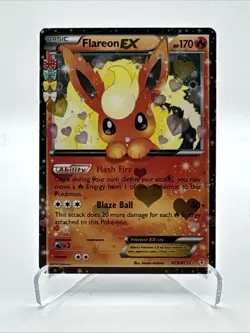 Flareon EX RC6/RC32 XY Generations 2016 Radiant Collection Pokemon TCG NM - Image 1