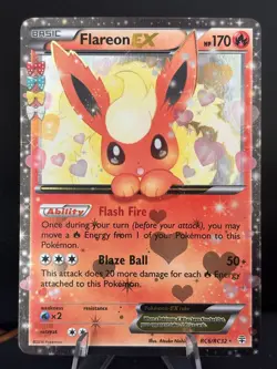 Flareon EX RC6/RC32 - Generations - Radiant Collection - Pokemon TCG Card - Image 1