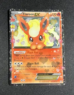Flareon EX 🔥 RC6/RC32 Generations Radiant Collection NM Pokemon TCG ⭐ - Image 1