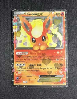 Flareon EX 🔥 RC6/RC32 Generations Radiant Collection LP Pokemon TCG ⭐ - Image 1