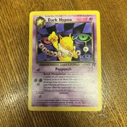 Dark Hypno 26/82 Team Rocket Non Holo Rare Pokemon TCG 2000 - Image 1