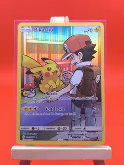 Pikachu 241/236 Cosmic Eclipse Character Secret Rare Holo Pokemon Card * New * - Image 2