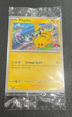Pikachu Promo 2024 World Championships SVP EN 190 Pokemon Worlds Sealed Promo - Image 1
