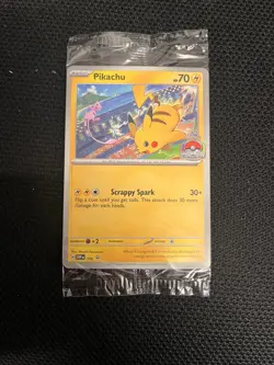 Pokemon 2024 World Championships Pikachu SVP EN 190 Worlds SEALED Promo (NM) - Image 1