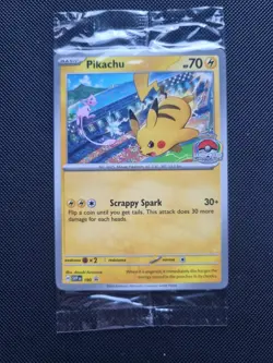 Pikachu Promo 2024 World Championships SVP EN 190 Pokemon Worlds Sealed Promo - Image 1