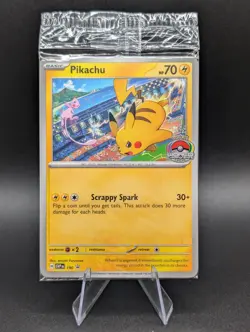 Pikachu SVP 190 World Championships 2024 Promo Pokemon SEALED - Image 1