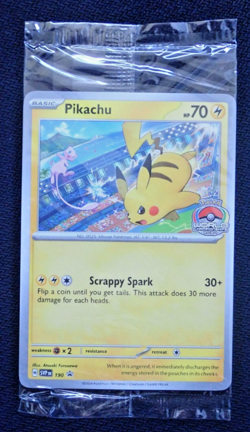 Pikachu SVP 190 | Pokemon Promo World Championships 2024 Card | New Sealed - Image 1