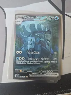 Pokemon TCG Golisopod EX Holo Card Sv04: Paradox Rift 246/182 - Image 1