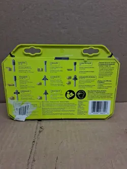 Ryobi 15pc 1/4" shank Router Bit Set A25R151 - Image 2