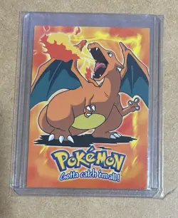 Charizard #06 E6 of 12 Topps 1999 Black Logo Pokemon Trading Cards Regular - Image 1