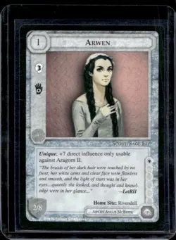 1995 Middle-Earth Collectible Card Game MECCG Arwen - Image 1