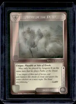 1995 Middle-Earth Collectible Card Game MECCG Army Of The Dead - Image 1
