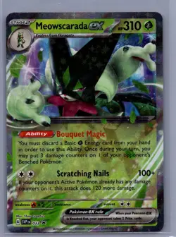 Meowscarada ex SVP033 Pokemon TCG Scarlet & Violet Promo Ultra Rare Holo Card NM - Image 1