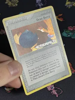 Pokemon Cards Oran Berry 80/106 Reverse Holo Stamped Trainer ex Emerald - (NM) - Image 3