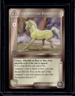 1995 Middle-Earth Collectible Card Game MECCG Bill The Pony - Image 1