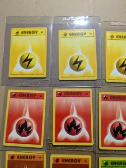 Pokemon Lot Of 1st Edition Base Set Energy Cards Electrode Very Good Condition - Image 5