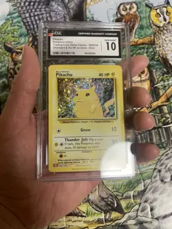 CGC 10 GEM MINT Pikachu 008/034 CLC Pokemon Trading Card Game Classic - Image 3