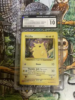 CGC 10 GEM MINT Pikachu 008/034 CLC Pokemon Trading Card Game Classic - Image 4