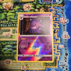 Pokemon Gengar Reverse Holo Holo Rare Card 38/111 Crimson Invasion Nm/lp - Image 1