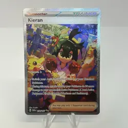 Kieran 218/167 Sv06: Twilight Masquerade Holo SIR Pokemon Card - Image 1