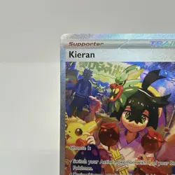 Kieran 218/167 Sv06: Twilight Masquerade Holo SIR Pokemon Card - Image 2