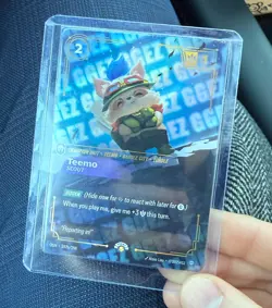 Teemo - Scout (GG EZ) - English Riftbound Organized Play Promotional Cards (OPP) - Image 1