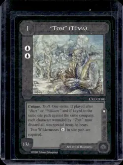 1995 Middle-Earth Collectible Card Game MECCG Tom Tuma - Image 1