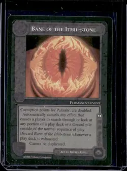 1995 Middle-Earth Collectible Card Game MECCG Bane Of The Ithil-Stone - Image 1