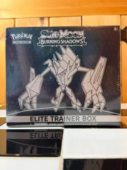 Pokemon TCG Sun and Moon Burning Shadows ETB Elite Trainer Box New Sealed - Image 1