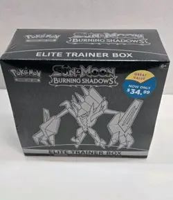 Pokemon TCG Sun & Moon Burning Shadows Elite Trainer Box ETB NEW SEALED - Image 1