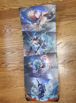 Pokemon Artwork Poster Burning Shadows Sun & Moon Elite Trainer Box ETB Art - Image 2