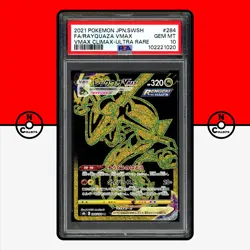 Pokemon PSA 10 Rayquaza VMAX UR 284/184 S8b VMAX Climax Japanese - Image 1