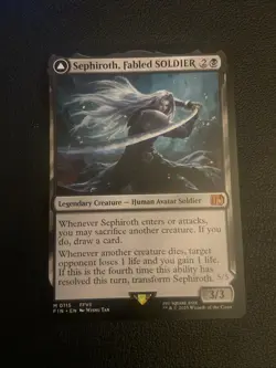 Sephiroth Fabled Soldier Magic the Gathering Final Fantasy - Image 1