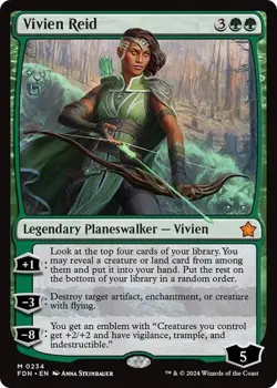 Vivien Reid (Foil) 234 MTG NM - Foundations - Image 1