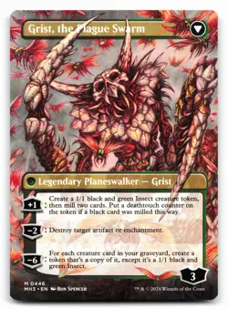 Grist, Voracious Larva // Grist, the Plague Swarm Borderless #446 Modern - Image 2