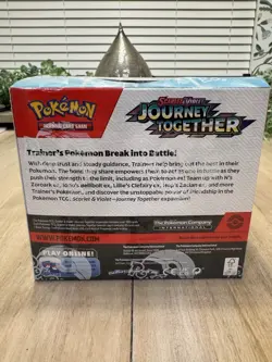 Pokemon Journey Together Sealed Enhanced Booster Box With Magnetic Acrylic Case - Image 4